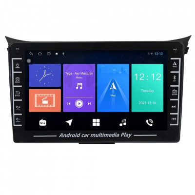 Navigatie dedicata cu Android Hyundai i30 2011 - 2017, 1GB RAM, Radio GPS Dual foto