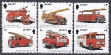 Jersey 2001 - Centenarul Departamentului de Pompieri din St. Helier - Autospeciale de Pompieri, MNH