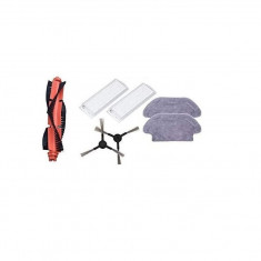 Kit pentru Xiaomi Mijia STYTJ02YM MOP PRO Viomi V2 V3 Aspirator 2x filtru lavabil, 1x perie detasabila, 2x perie laterala neagra, 2 x laveta mop foto