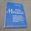 200PROBLEME DE MATEMATICA INSPECTORATUL SCOLAR HUNEDOARA 1985/176 PAG