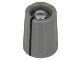 Buton rotativ gri cu indicator ABS 3mm 10,5x14mm
