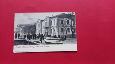 Dobrogea Tulcea Sulina Palatul Administrativ si Oficiurile Publice 1900 foto