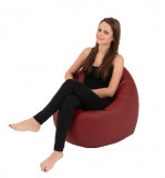 Fotoliu beanbag relaxo wine umplut cu perle polistiren, PufRelax