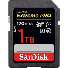 Card Sandisk Extreme PRO SDXC, 1 TB, 170 Mbps, Clasa 10 foto