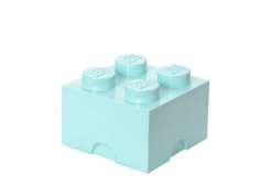 Cutie depozitare LEGO 2x2 - Albastru aqua foto