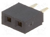 Conector 2 pini, seria {{Serie conector}}, pas pini 2.54mm, NINIGI - ZL305-02