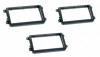 Pachet 3 Rame Radio 2DIN VW Golf V Passat Touran (2003+) Negru 180x110mm Adaptor Instalare Navigatie Auto