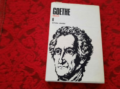 Goethe- Opere vol 6- Anii de ucenicie al lui W Meister RF18/2 foto