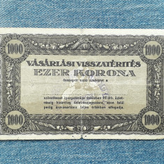 1000 Korona Ungaria / Vásárlási Visszatérítés / Bon