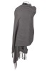 Fular Dama Gri Uni 180x70cm Tip Casmir Esarfa Eleganta Accesorii Moda