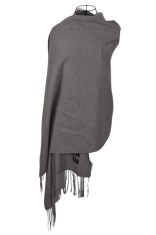 Fular dama uni 24, 180x70cm, gri