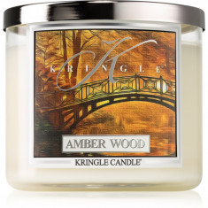 Kringle Candle Amber Wood lumânare parfumată 396,9 g