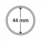 Capsule monede, transparente, 10 buc, diametru 44 mm, made in Germania