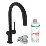 Cumpara ieftin Baterie de bucatarie, Hansgrohe, Aqittura M91 210, sBox, pipa extractibila, negru mat