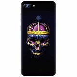 Husa silicon pentru Huawei Y9 2018, Colorfull Skull