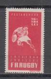 ROMANIA 1944 LP 164 - 30 DE ANI FEDERATIA ROMANA RUGBY MNH