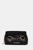 Love Moschino poseta culoarea negru, JC4034PP1
