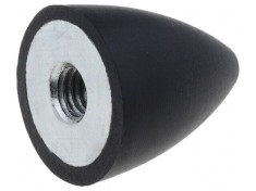 Atenuator de vibra&Aring;&pound;ii M6 20mm 24mm 6mm 113N