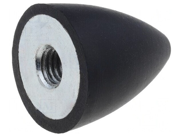 Atenuator de vibra&Aring;&pound;ii M6 20mm 24mm 6mm 113N