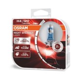 SET 2 BECURI 12V H4 60/55 W NIGHT BREAKER LASER NextGen +150% OSRAM 8823