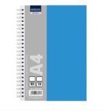Caiet cu spirala Paperland, A4, matematica , 80 file, 70 g, albastru