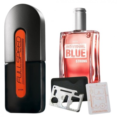 Set apa de toaleta Full Speed 75 ml, apa de toaleta Individual Blue Strong 100 ml, card multifunctional de supravietuire, otel inoxidabil foto