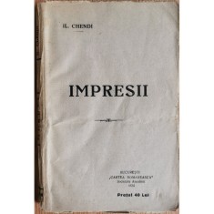 Impresii (1924) &ndash; Ilarie Chendi