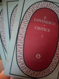 CRITICE- E.LOVINESCU, BUC. 1982 VOL.I-III