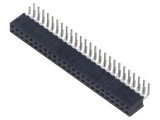 Conector şiruri pini mamă PIN 50 2mm aurit THT soclu SAMTEC