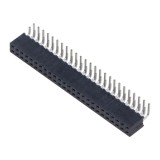 Conector şiruri pini mamă PIN 50 2mm aurit THT soclu SAMTEC