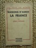 Raisons d&#039;aimer la france - Pierard louis