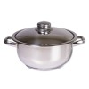 Oala inox Cocinera Zilan, 6 l, nr 24, capac inox, Zilan Floria