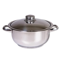 Oala inox Cocinera Zilan, 6 l, nr 24, capac inox