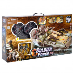 Vehicul hovercraft militar Soldier Force, baterii incluse foto