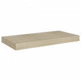 Raft de perete suspendat, stejar, 50x23x3,8 cm, MDF