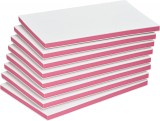 Set de 8 blocuri pentru sculptat Sourcing Map cauciuc termoplastic, roz/alb, 15 x 10 x 0,8 cm