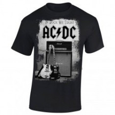 Tricou Unisex AC/DC: In Rock We Trust foto