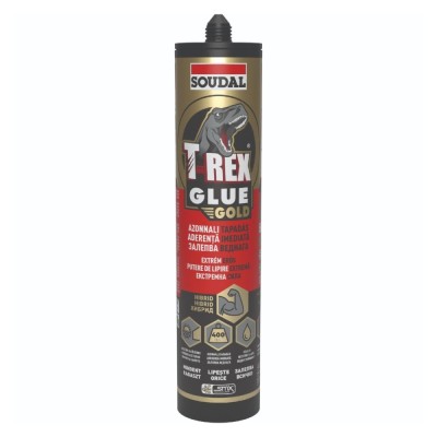 Adeziv pentru constructii T-Rex Gold High Tack, Soudal, 290 ml foto