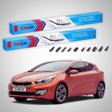 Cumpara ieftin Ștergătoare Kia Pro Ceed II JD 2013-prezent | Set Față Flat Premium &ndash; TeamCar&reg;