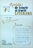 Revista de istorie si teorie literara. Octombrie - Decembrie 1984
