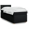 VidaXL Pat box spring cu saltea, negru, 100x200 cm, textil 3286593