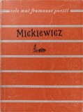 Poezii Adam Mickiewicz, Editura Tineretului 1959, Colectia Cele Mai Frumoase Poezii, Coperta Cartonata