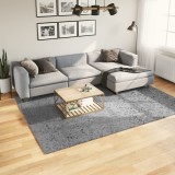 vidaXL Covor pufos &quot;PAMPLONA&quot; cu fire &icirc;nalte, gri modern, 200x280 cm