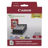 Canon original ink CLI-581XL Photo Value Pack, 2052C006, CMYK