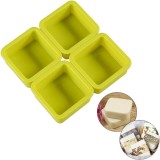 Cumpara ieftin Set 4 Forme Silicon Patrate TopBazar pentru Deserturi cu Aspect Profesional E i Proiecte DIY