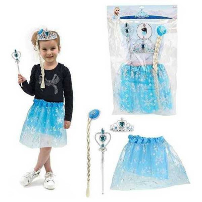 Costum Ice Princess cu Fustita, Diadema si Bagheta magica. Toi-Toys TT12456 foto