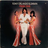 Tony Orlando &amp; Dawn &lrm;&ndash; Prime Time VG+ / VG vinil, LP, disc muzica pop rock _ Bell, canada, 1974