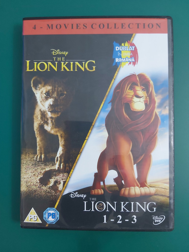 Regele leu - The Lion King - Colectie 4 DVD dublate in romana, Disney |  Okazii.ro