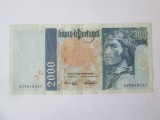 Portugalia 2000 Escudos 1995,bancnota din imagini