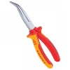 Cleste profesional izolat cu varf lung indoit si suprafata taietoare Knipex 26 26 200, 200 mm